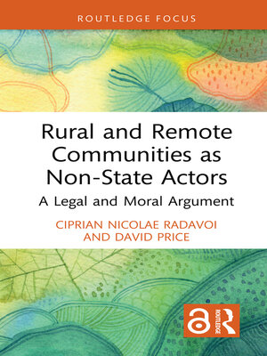 cover image of Rural and Remote Communities as Non-State Actors